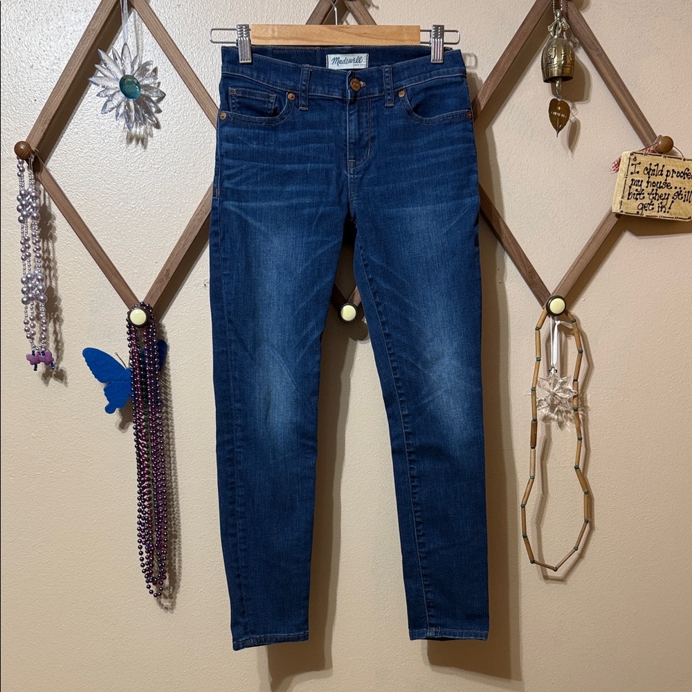 Madewell Dark Blue Ankle Jeans
